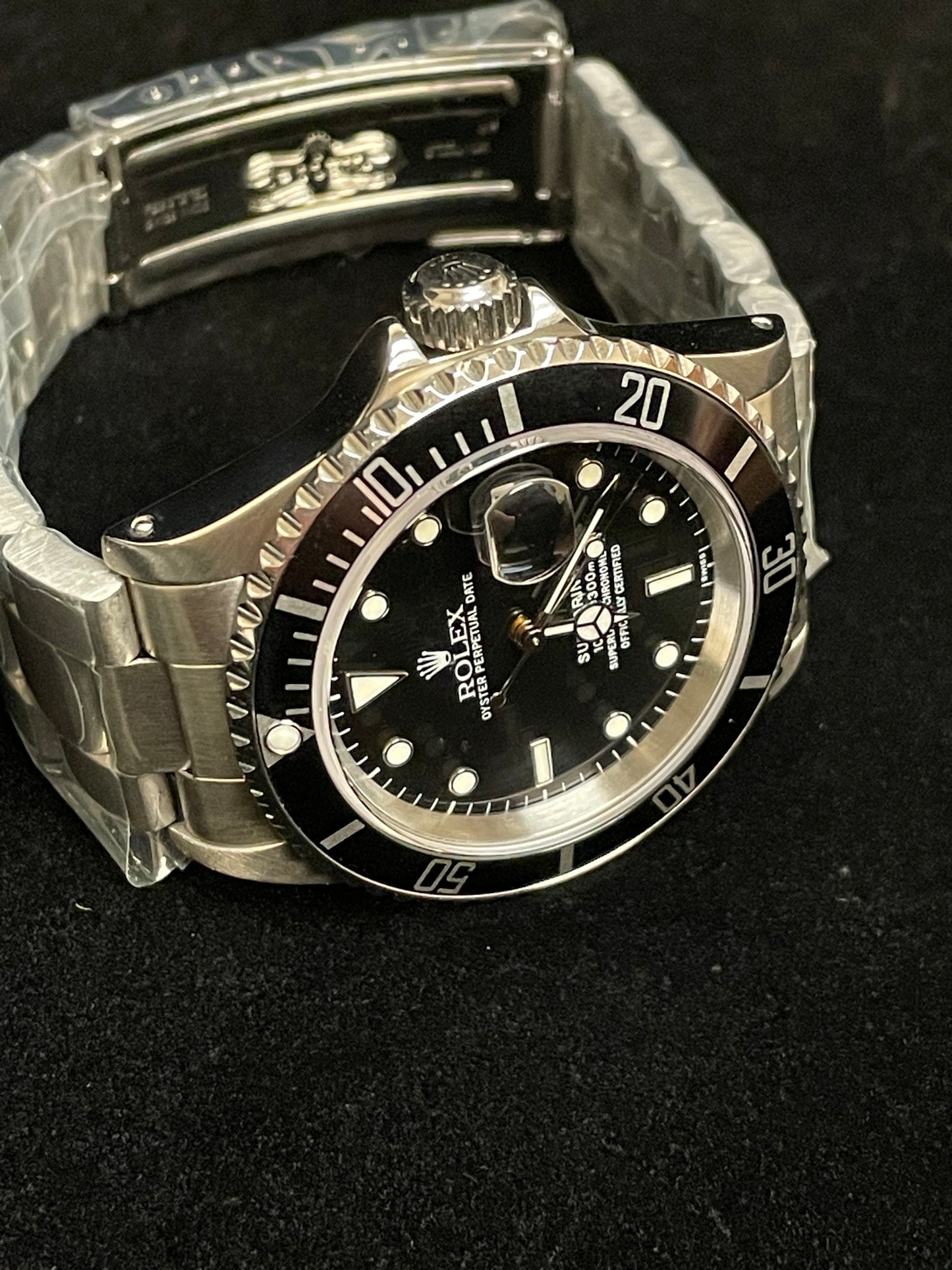 1999 Rolex Submariner Date 16610 Black Dial SS Oyster With Papers 40mm