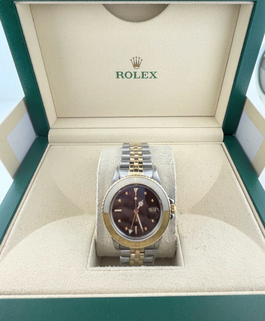 1979 Rolex GMT-Master 16753 Root Beer Nipple Dial TT Jubilee No Papers 40mm