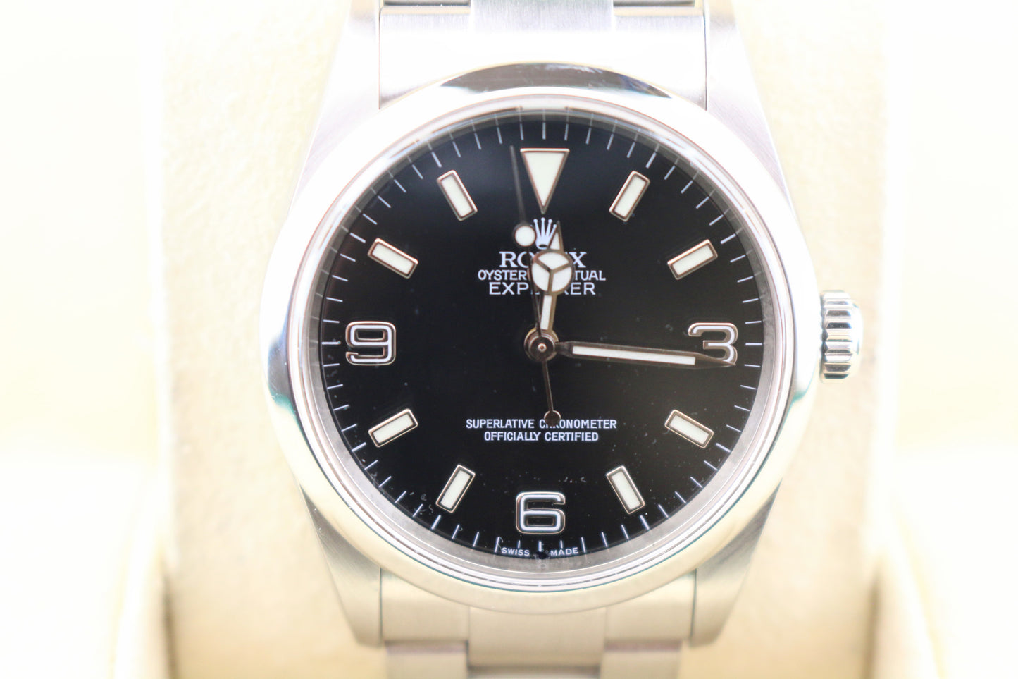 2004 Rolex Explorer 114270 Black Dial SS Oyster No Papers 36mm