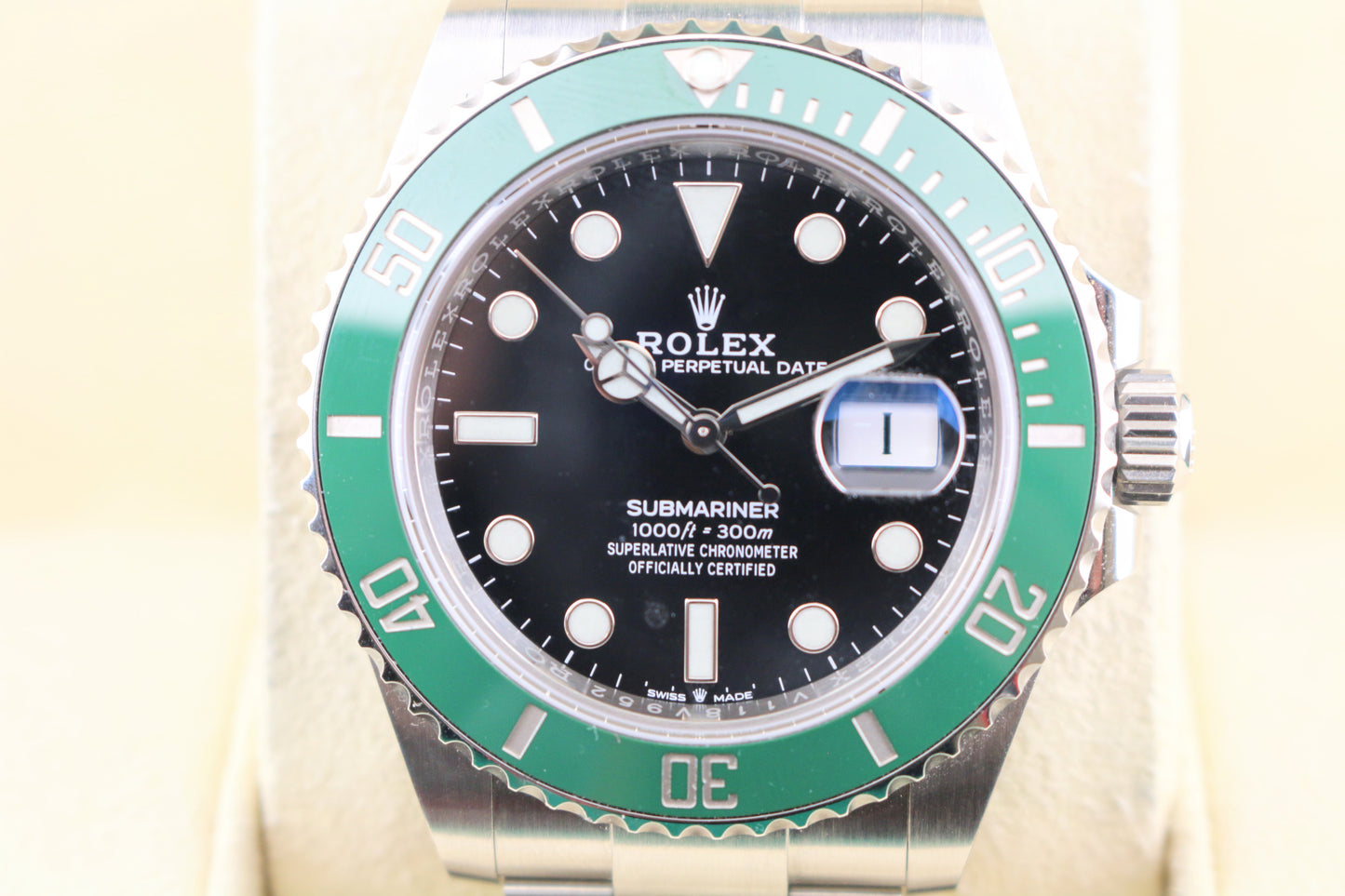 2021 Rolex Submariner Kermit 126610LV Starbuck Black Dial SS Oyster W Paper 41mm