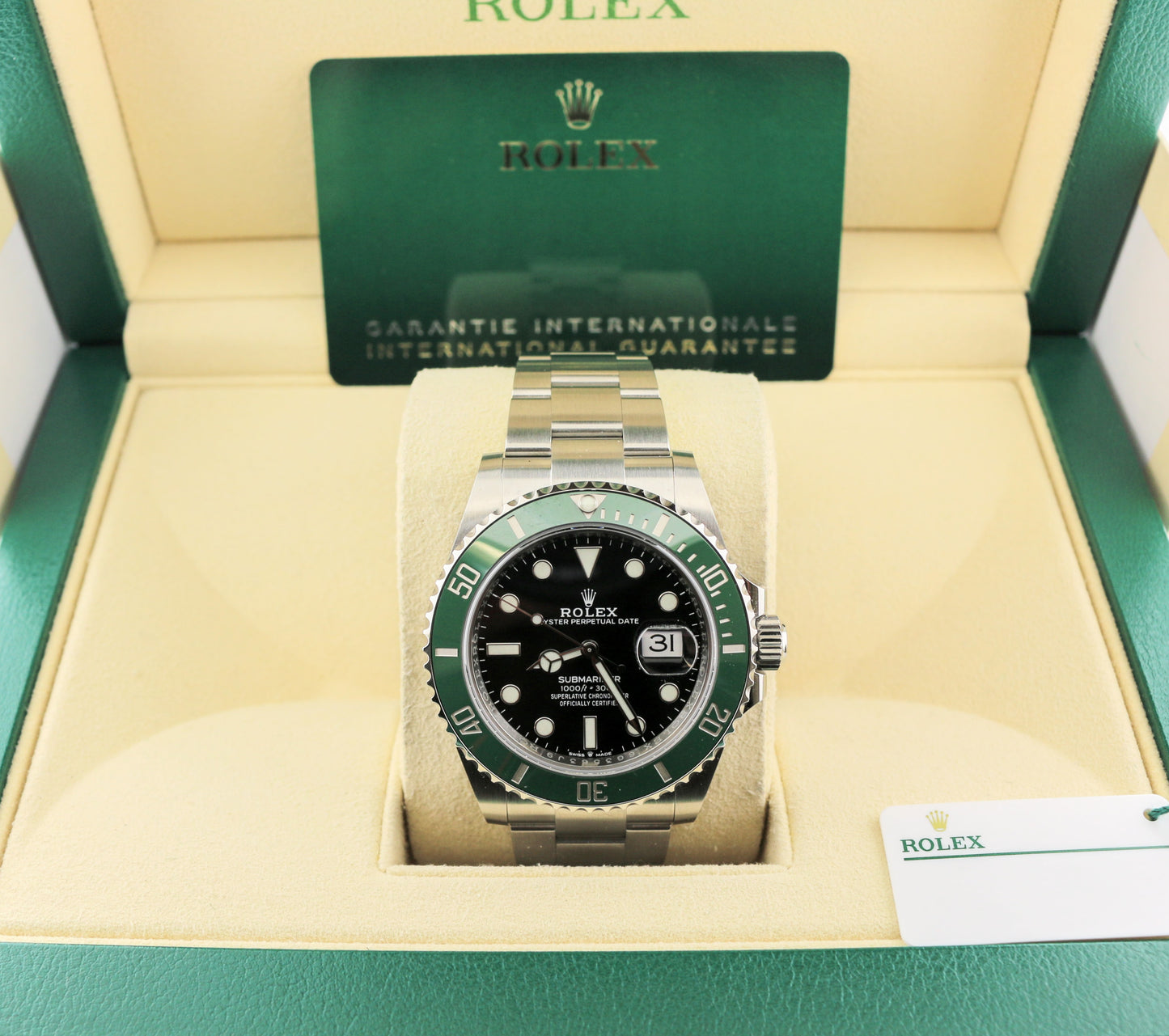 2024 Rolex Submariner Kermit 126610LV Black Dial SS Oyster With Papers 41mm