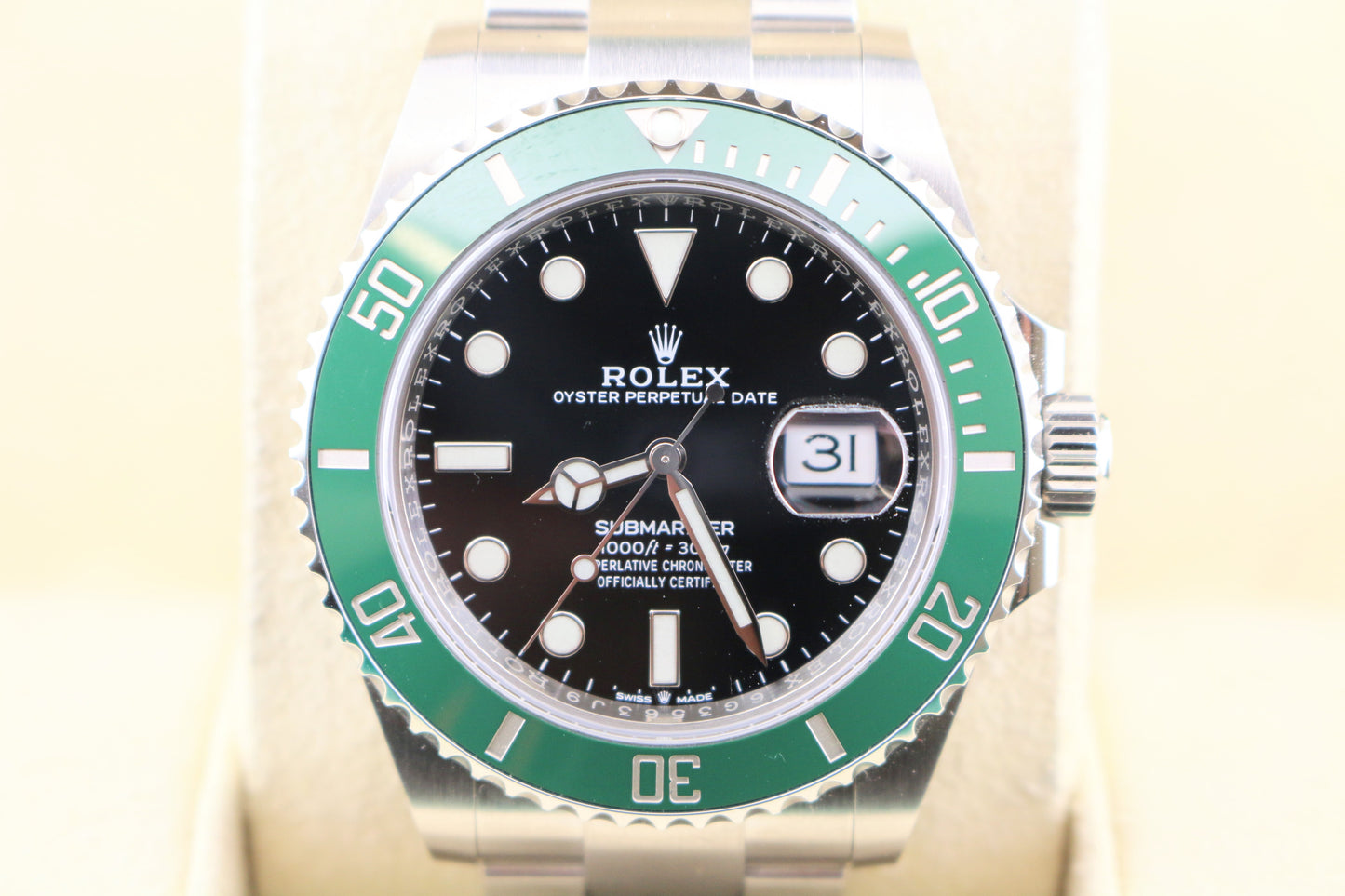 2024 Rolex Submariner Kermit 126610LV Black Dial SS Oyster With Papers 41mm