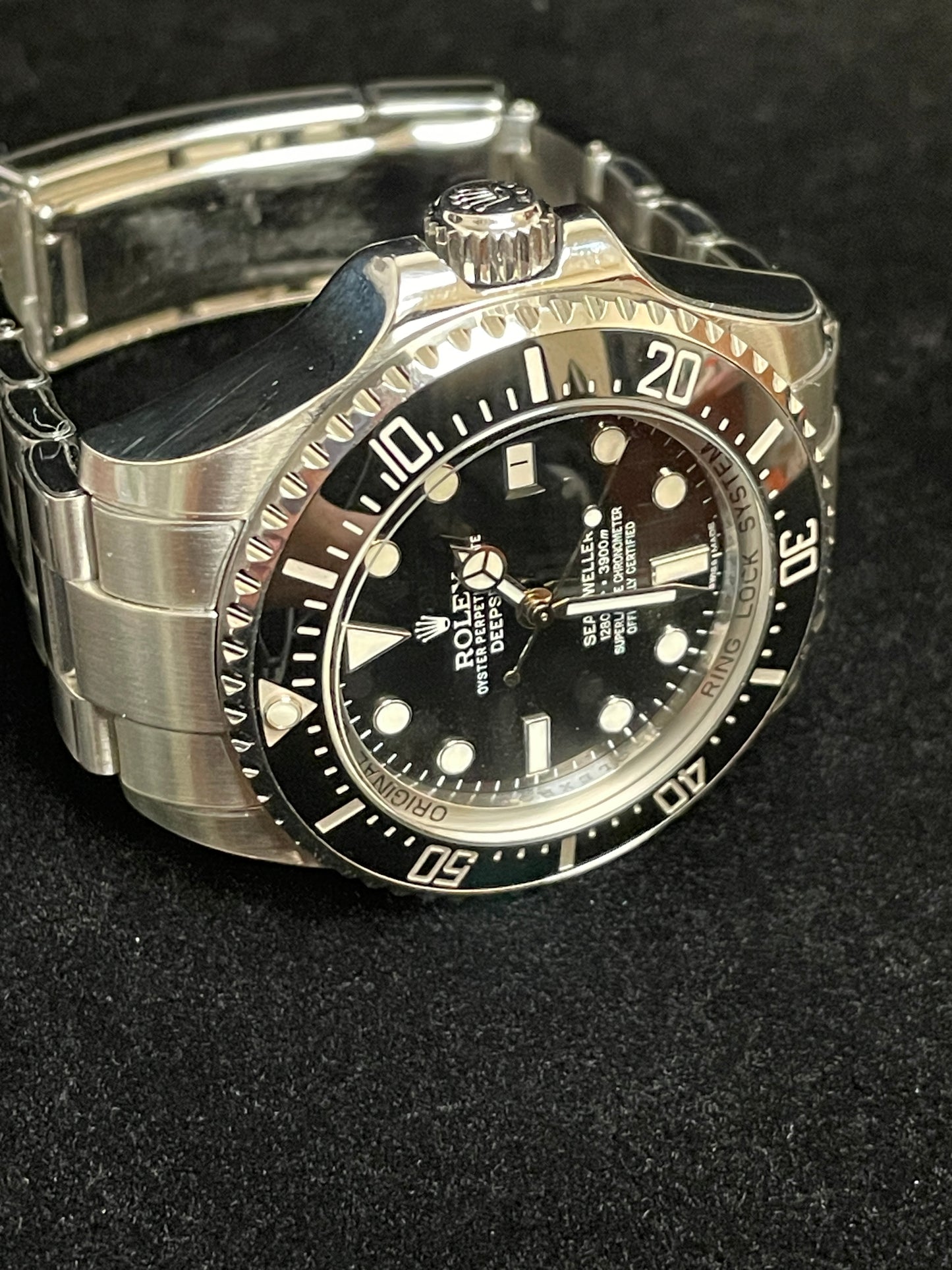 2012 Rolex Deepsea Sea Dweller 116660 Black Dial SS Oyster W Papers 44mm