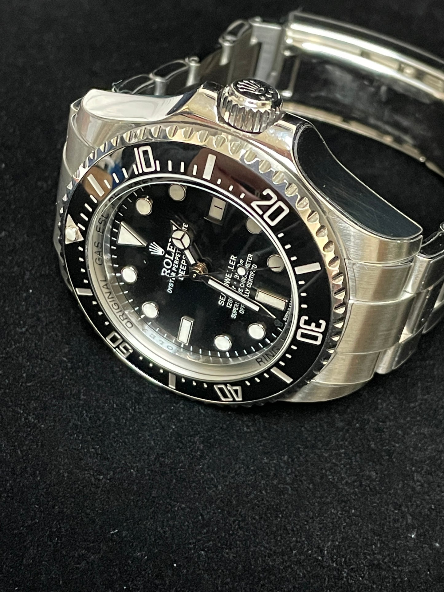 2012 Rolex Deepsea Sea Dweller 116660 Black Dial SS Oyster W Papers 44mm