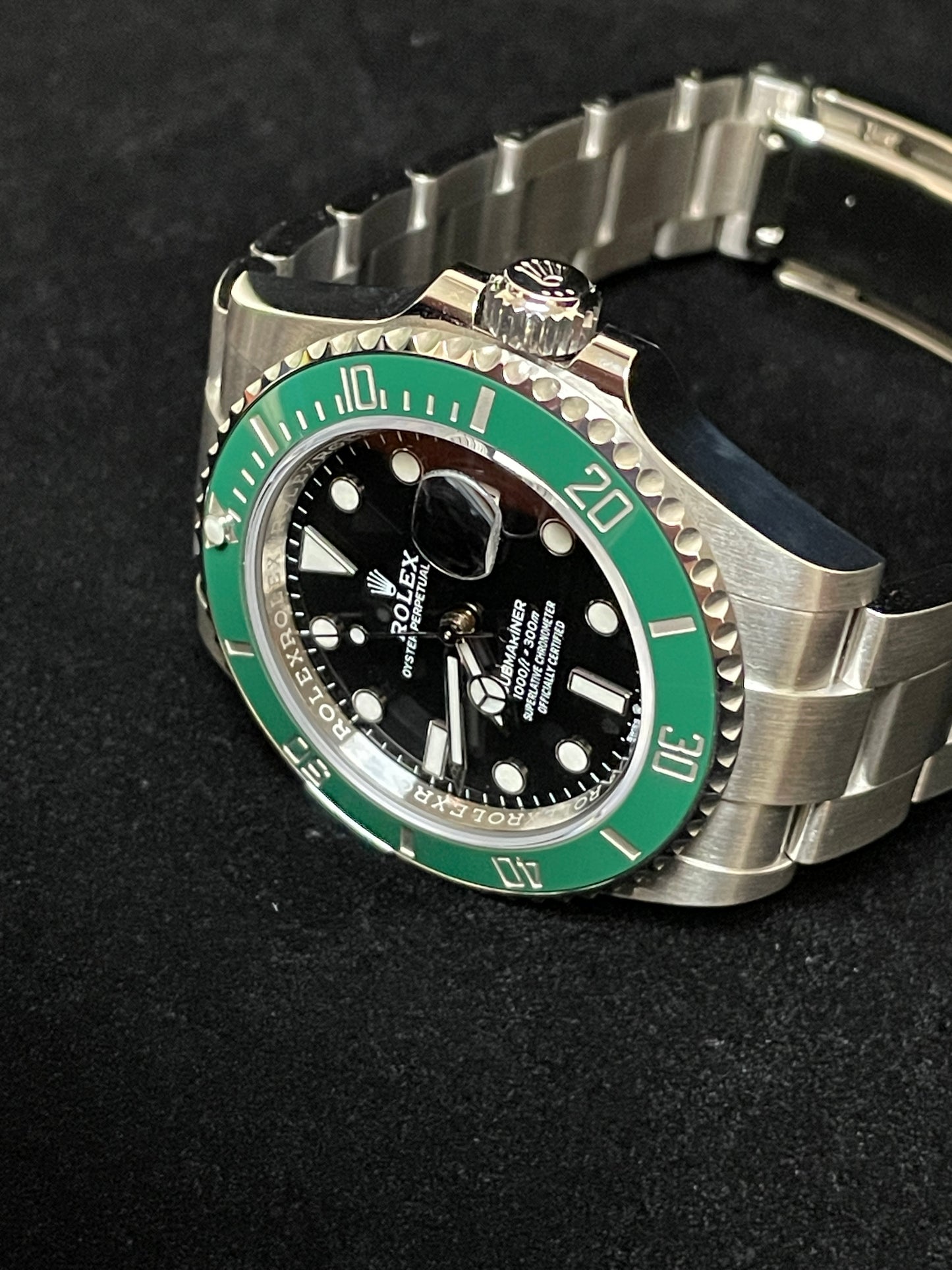 2024 Rolex Submariner Kermit 126610LV Black Dial SS Oyster With Papers 41mm