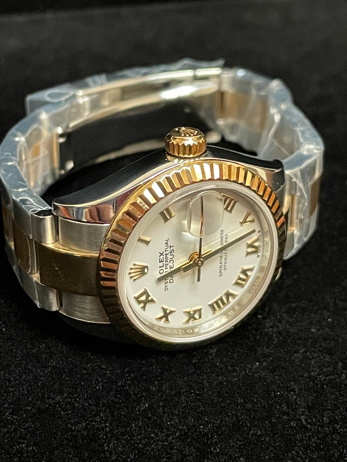 2023 Rolex Ladies Datejust 279173 White Roman Dial TT Oyster No Papers 28mm