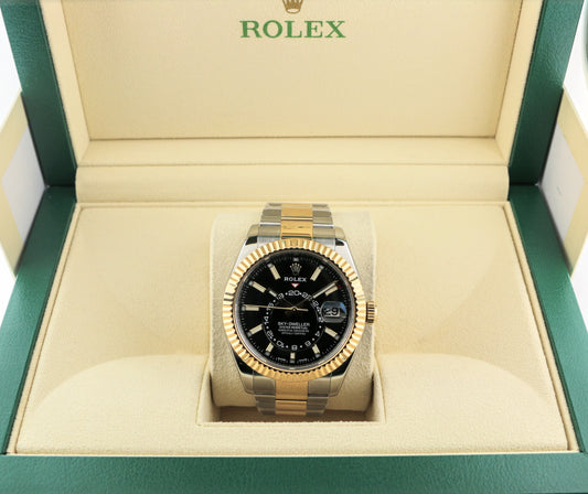 2023 Rolex Sky-Dweller 326933 Black Dial TT Oyster No Papers 42mm