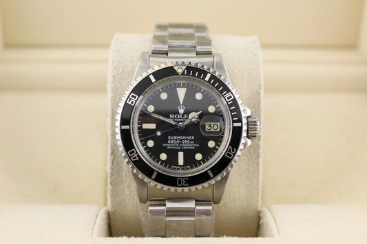 1979 Rolex Submariner 1680 Black Matte Dial SS Oyster No Papers 40mm