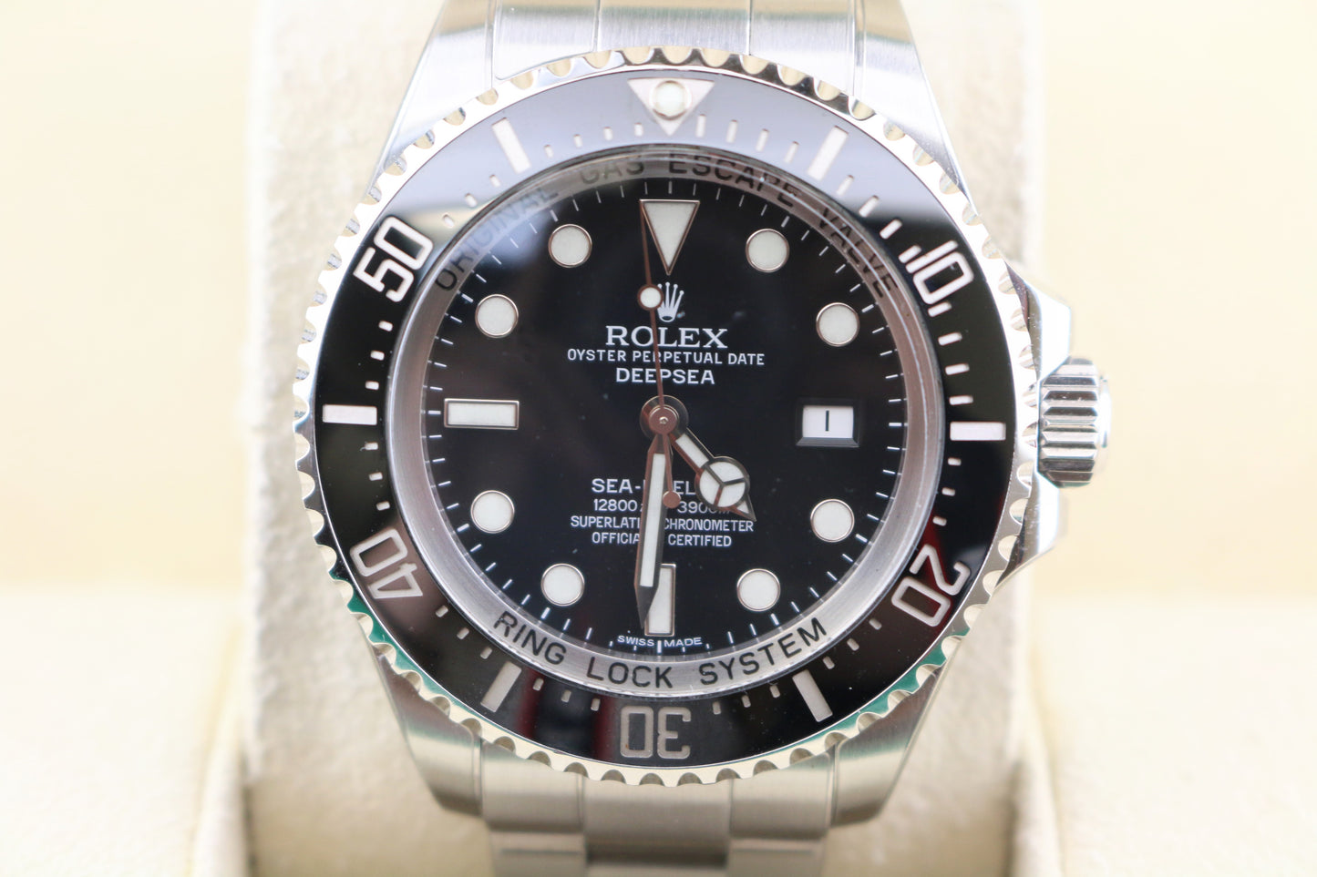 2012 Rolex Deepsea Sea Dweller 116660 Black Dial SS Oyster W Papers 44mm