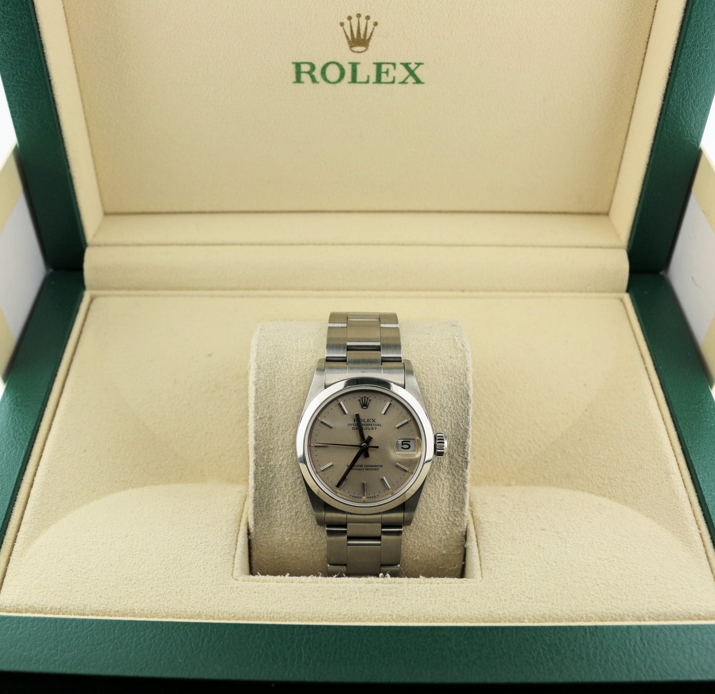 2001 Rolex Datejust 78240 Midsize Silver Dial SS Oyster No Papers 31mm