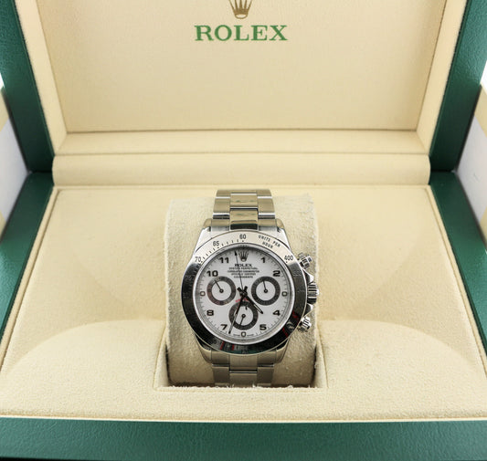 2004 Rolex Daytona 116520 White Dial SS Oyster No Papers 40mm