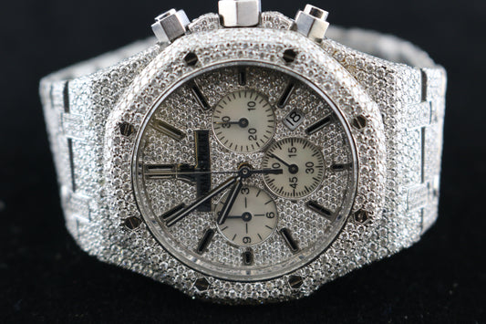 Audemars Piguet Royal Oak 26320ST Chronograph Iced 32 CT Diamonds No Papers 41mm