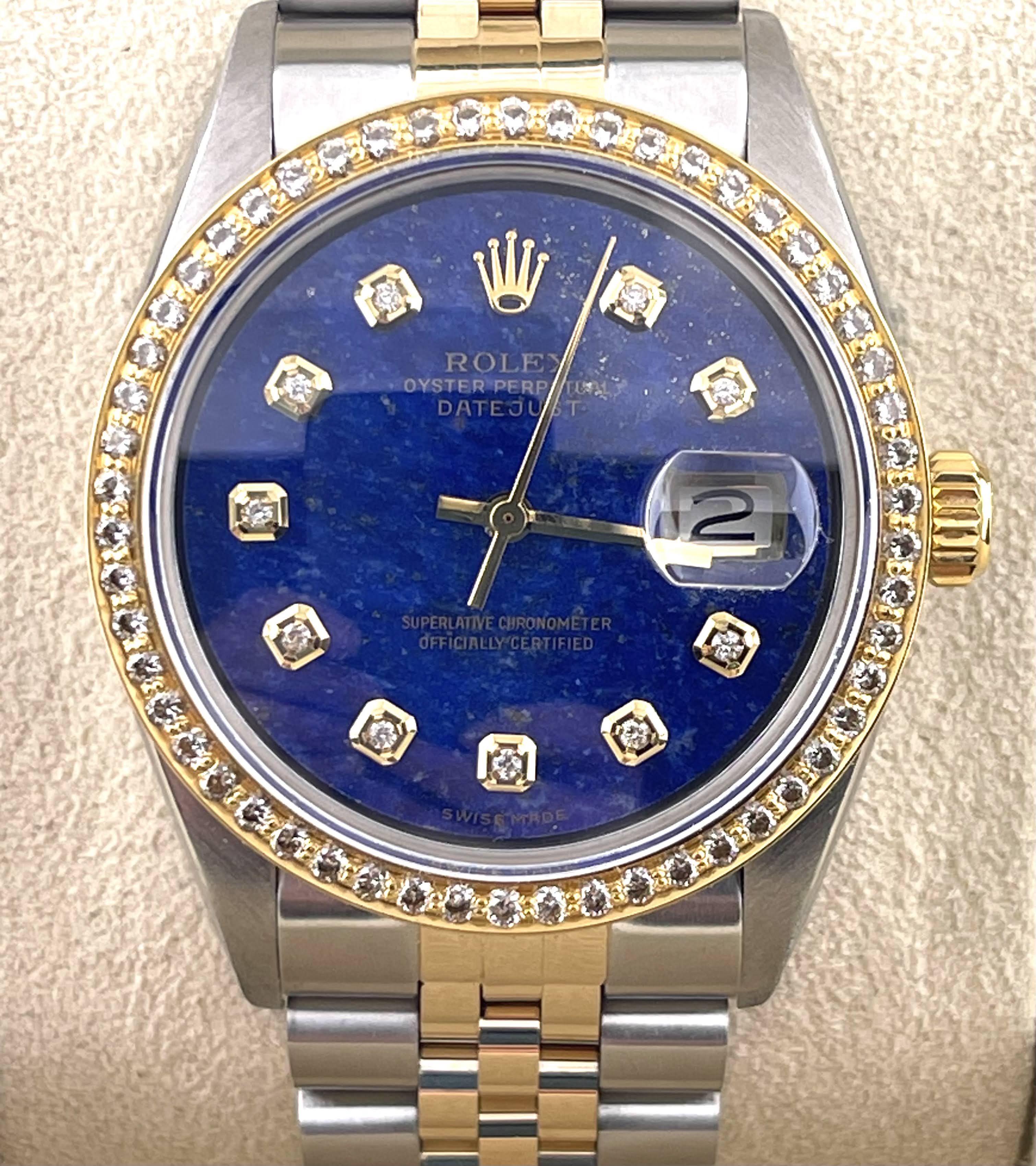 Rolex datejust marble dial hot sale